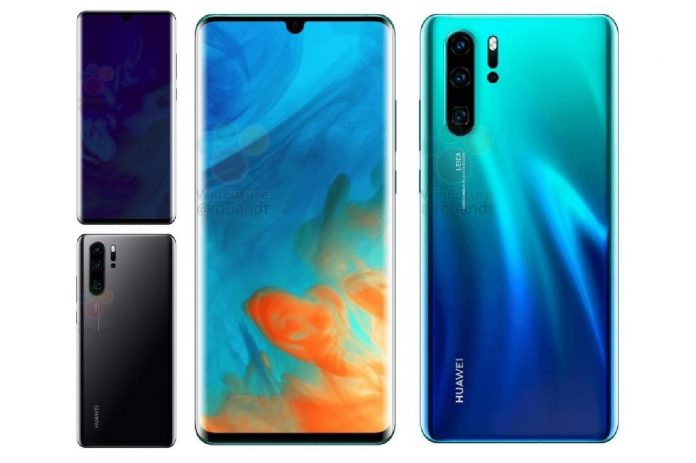 Le Huawei P30 Pro fuite : Zoom 10x et quatrième capteur (Image)