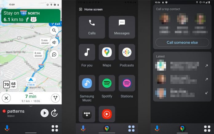 Google Maps : la nouvelle interface du mode conduite s’inspire d’Android Auto (détail)
