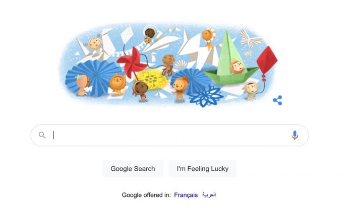 Doodle : Google célèbre la Journée mondiale de l'enfance