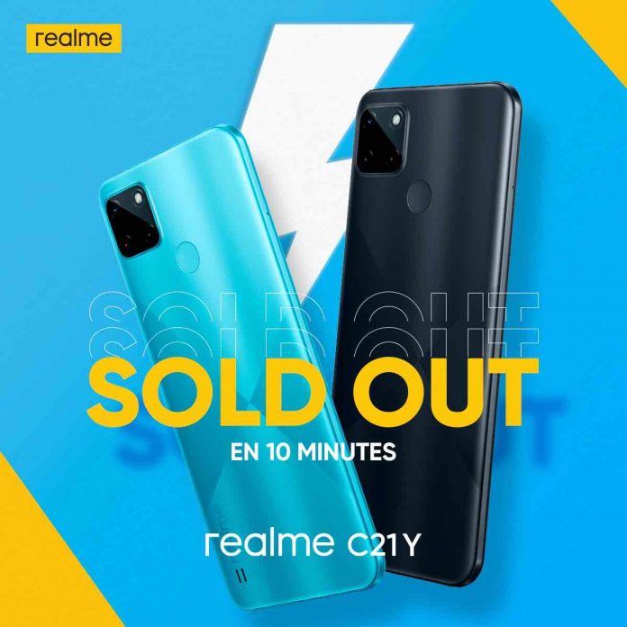 Smartphones realme C21Y : Des ventes flash records sur Jumia !