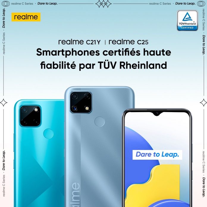 realme lance deux nouveaux smartphones : C21Y et C25