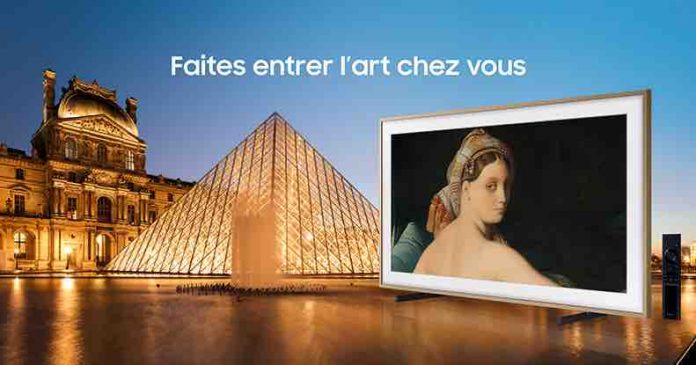 Samsung noue un partenariat avec le Louvre pour sa plate-forme TV d'œuvres d'art