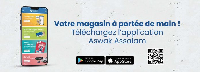 Aswak Assalam innove et lance une appli mobile couplant achat en ligne