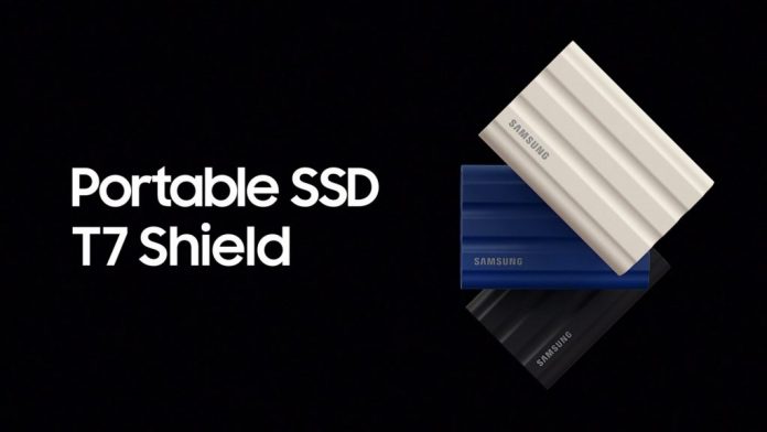 Samsung Electronics lance le SSD robuste et durable T7 Shield