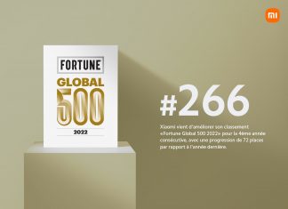 Xiaomi progresse de nouveau au classement  «Fortune Global 500» Xiaomi progresse de nouveau au classement «Fortune Global 500»