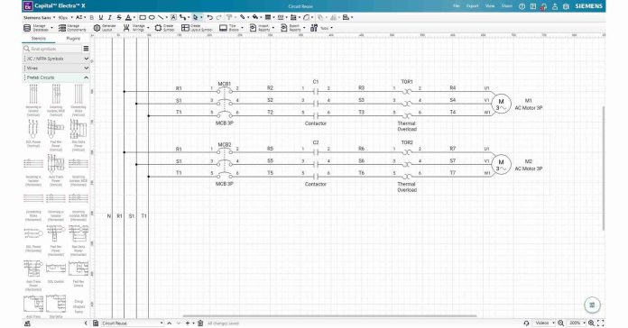 Siemens lance un logiciel de conception électrique innovant et natif cloud
