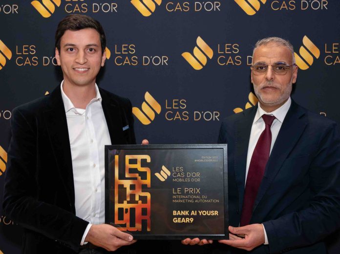 Mobiles d’Or 2023 récompense Gear9 et Bank Al Yousr par le prix international du marketing automation à Paris