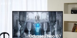 Samsung Electronics présente l’Odyssey Neo G7 43″ – L’écran plat Mini-LED révolutionnaire pour le gaming Samsung Electronics présente l'Odyssey Neo G7 43" - L'écran plat Mini-LED révolutionnaire pour le gaming