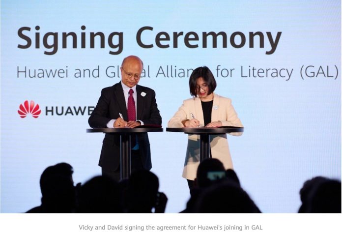 Huawei rejoint l'Alliance mondiale pour l'alphabétisation de l'UNESCO pour stimuler la croissance des compétences