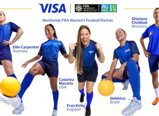 Visa dévoile les noms des athlètes de son équipe pour la Coupe du Monde Féminine de la FIFA™ à 100 jours de l’événement Visa dévoile les noms des athlètes de son équipe pour la Coupe du Monde Féminine de la FIFA™ à 100 jours de l'événement