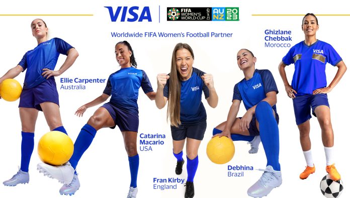 Visa dévoile les noms des athlètes de son équipe pour la Coupe du Monde Féminine de la FIFA™ à 100 jours de l'événement