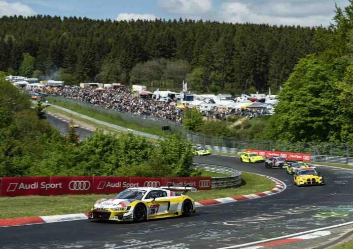 Audi se classe 6ème lors de la course anniversaire au Nürburgring : Une performance solide