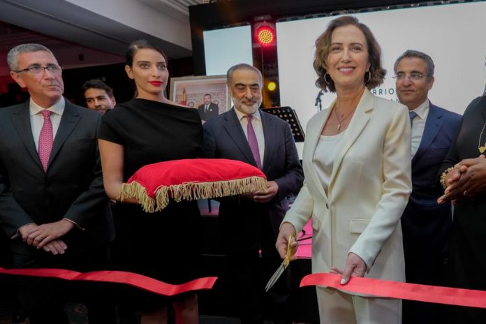 Fatim-Zahra Ammor célèbre l'inauguration du Marriott Hôtel de Casablanca avec élégance