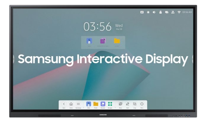 Nouvel écran interactif Android de Samsung Electronics pour l'éducation