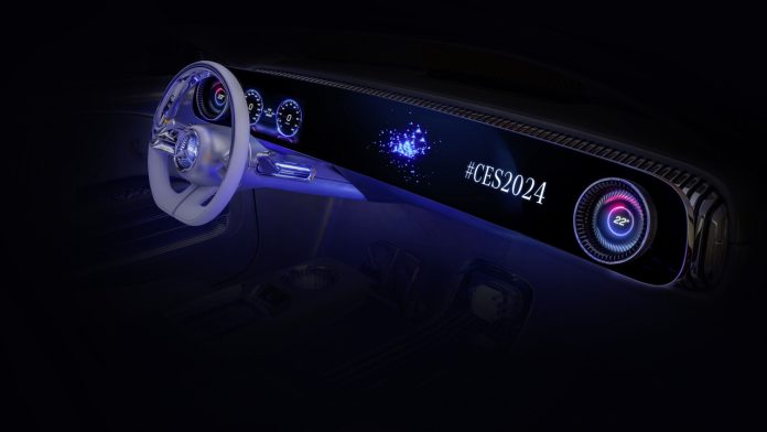 Présentation par Mercedes-Benz de sa conception de l'expérience utilisateur ultrapersonnalisée lors du CES 2024