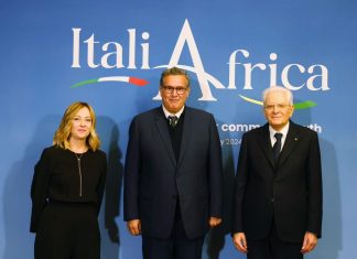 Participation d’Akhannouch au Sommet Italie-Afrique avec une Rencontre avec le Président italien Participation d'Akhannouch au Sommet Italie-Afrique avec une Rencontre avec le Président italien