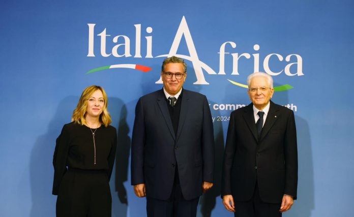Participation d'Akhannouch au Sommet Italie-Afrique avec une Rencontre avec le Président italien
