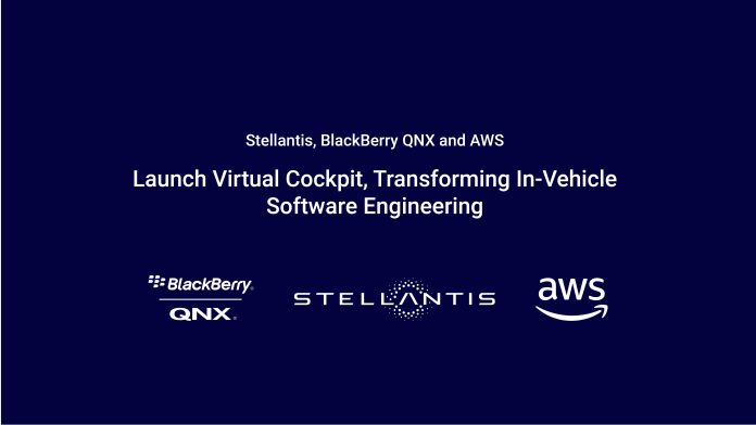 Stellantis, BlackBerry QNX, et AWS dévoilent le « Cockpit Virtuel », révolutionnant l'écosystème logiciel embarqué dans les véhicules