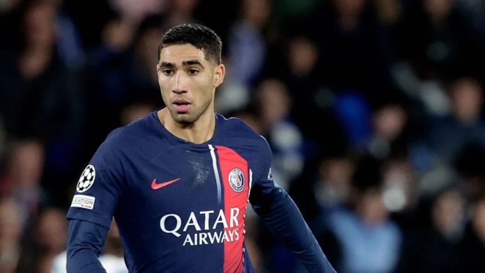 Achraf Hakimi suspendu pour le quart de finale aller du PSG en Ligue des Champions