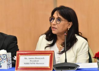 Amina Bouayach remporte le Prix Femmes Avenir 2024 lors de la cérémonie à Madrid Amina Bouayach remporte le Prix Femmes Avenir 2024 lors de la cérémonie à Madrid