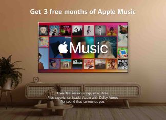Les téléviseurs LG : Apple Music en audio spatial avec Dolby Atmos Les téléviseurs LG : Apple Music en audio spatial avec Dolby Atmos