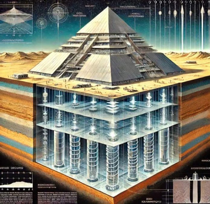 Découverte d'une structure souterraine massive sous les pyramides de Gizeh