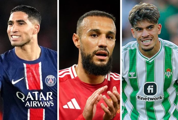 Hakimi, Mazraoui et Ezzalzouli à l’assaut des finales européennes