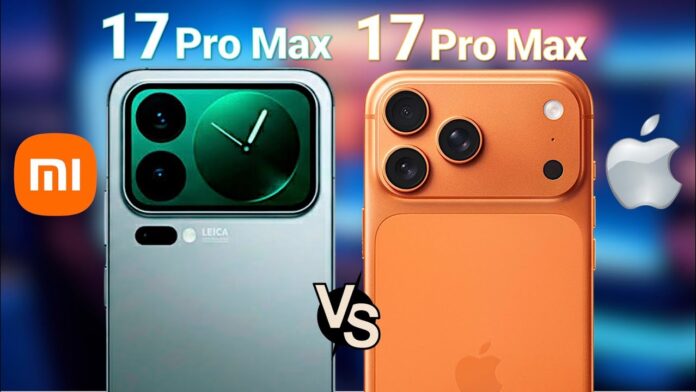 Duel technologique : iPhone 17 Pro Max vs Xiaomi 17 Pro Max