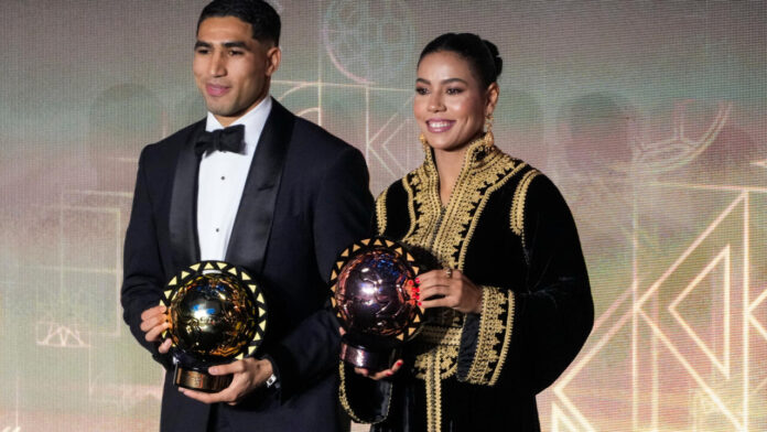 Achraf Hakimi sacré, Chebbak entre dans l’Histoire une soirée marocaine triomphale aux CAF Awards 2025 Achraf Hakimi sacré, Chebbak entre dans l’Histoire : une soirée marocaine triomphale aux CAF Awards 2025