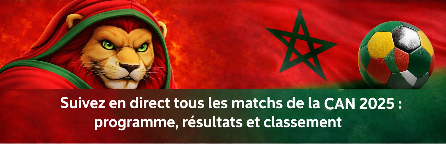 CAN 2025 Maroc – Calendrier, résultats et classement